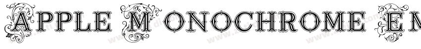 Apple Monochrome Emo字体转换